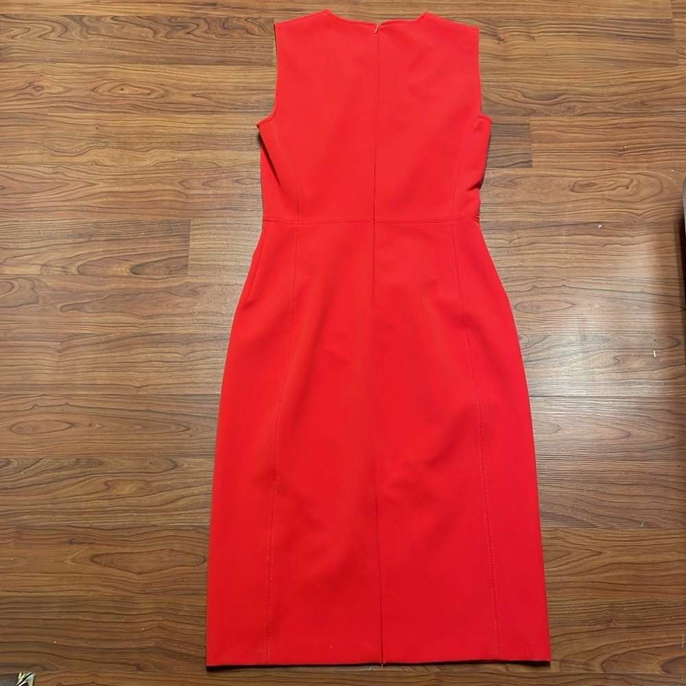 ZARA Sheath Red Dress ZW Collection Size Small - Picture 8 of 8